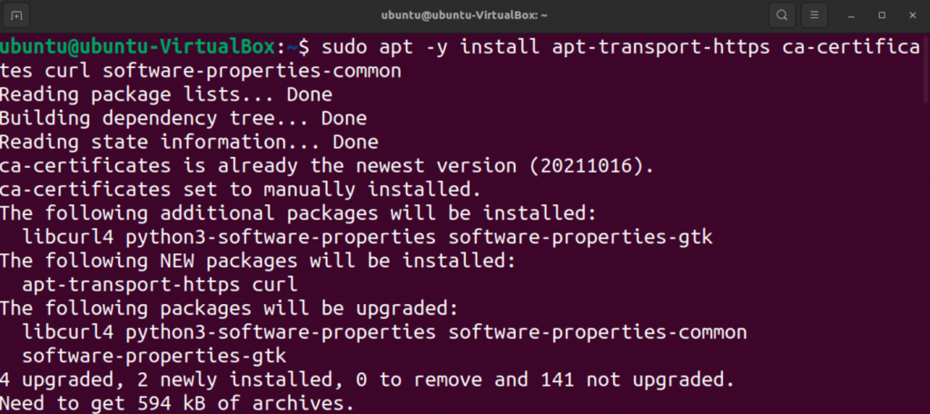 install packages